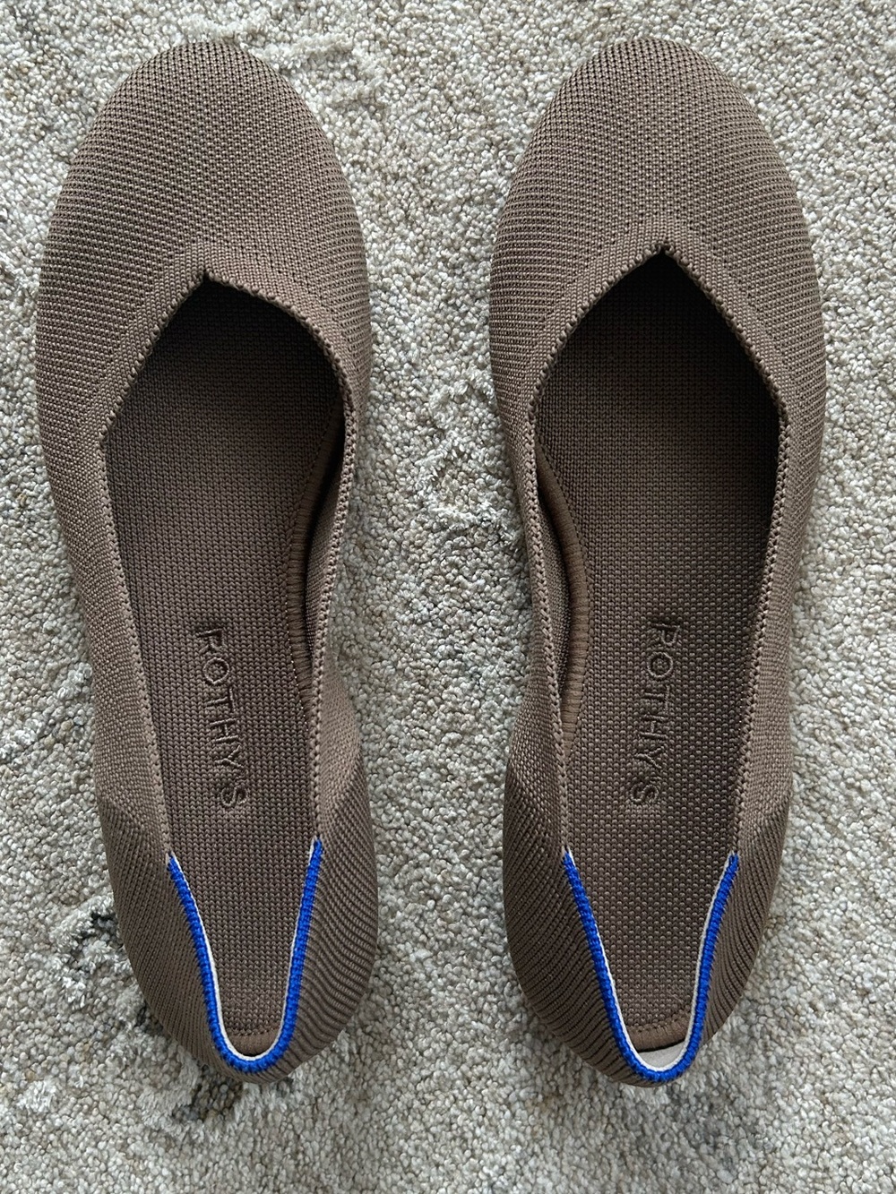 Rothy's Women's Ballet Flat in Portobello Taupe